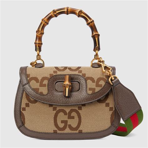 bamboo bag gucci|gucci bamboo bag harper's.